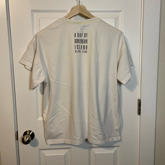 VTG Ultra Pink white graphic retro graphic oversized tee unisex sz XL (?) - Picture 11 of 12